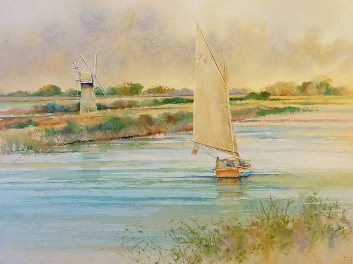 Sails on the River Thurn