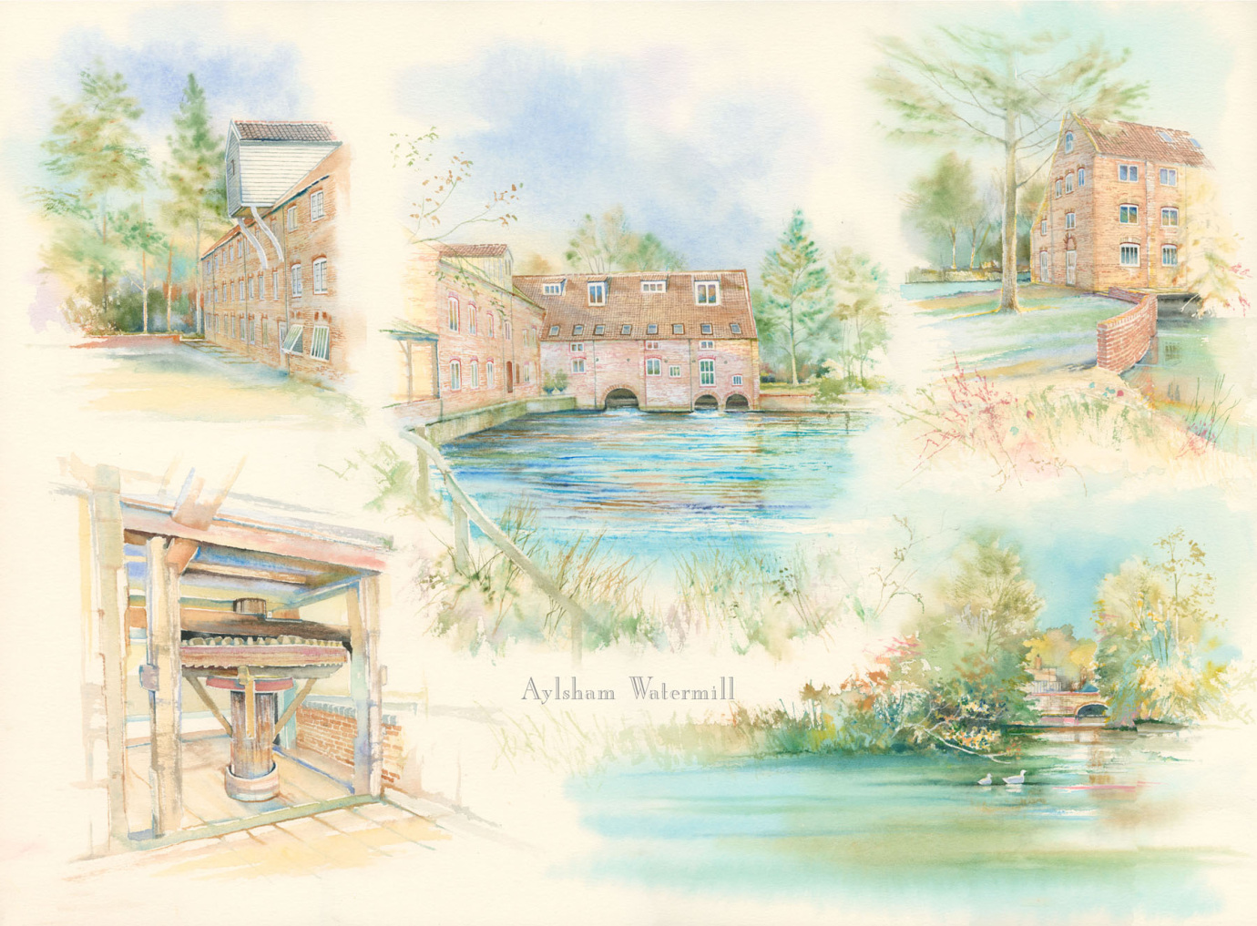 Aylsham Watermill  Montage