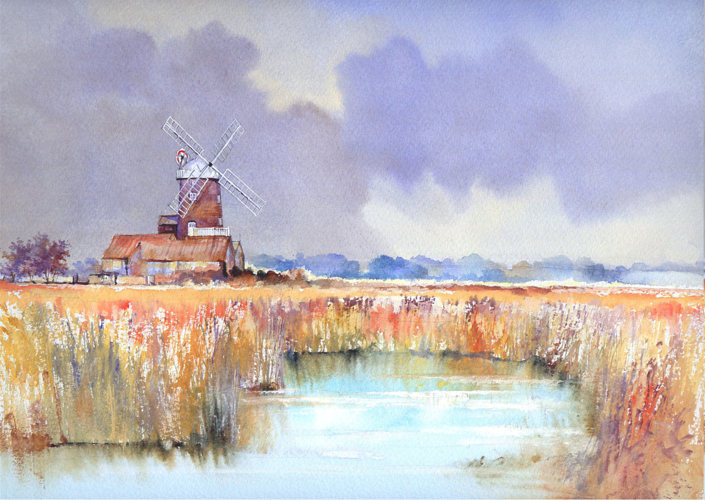 Cley Mill After Rain