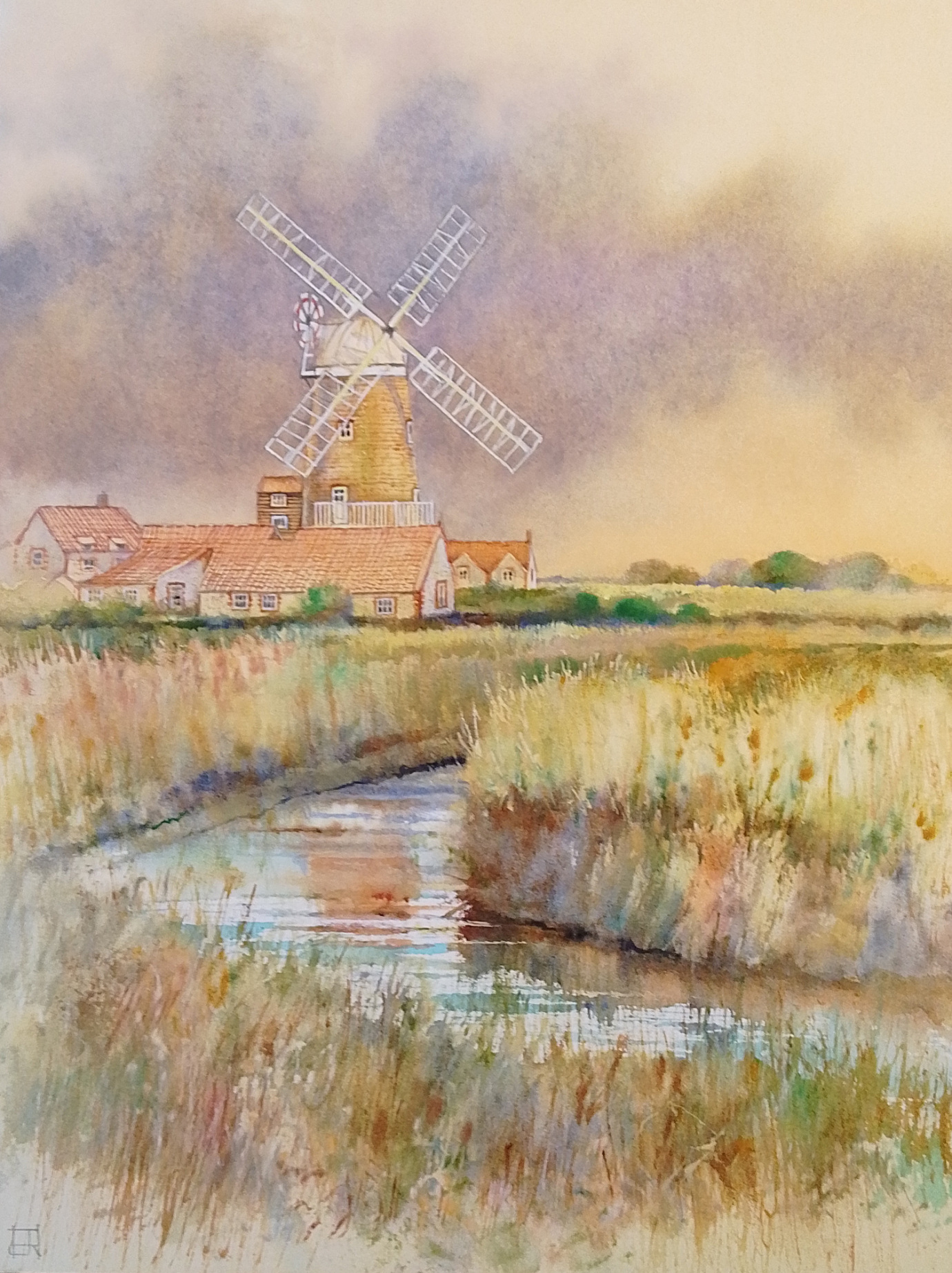 Creek Reflections, Cley Mill